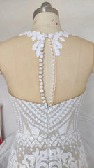 Sexy Geometric Sequin Mermaid Wedding Dresses VW1416