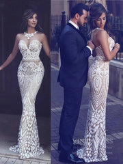 Sexy Geometric Sequin Mermaid Wedding Dresses VW1416