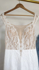 Sexy Mermaid Lace Wedding Dresses Off the Shoulder Bridal Dress VW1297