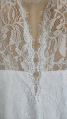 Sexy Mermaid Lace Wedding Dresses Off the Shoulder Bridal Dress VW1297