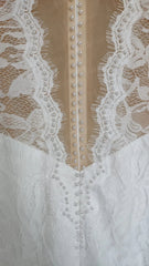 Sexy Mermaid Lace Wedding Dresses Off the Shoulder Bridal Dress VW1297