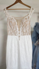 Sexy Mermaid Lace Wedding Dresses Off the Shoulder Bridal Dress VW1297