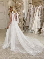 Two Piece Convertible Lace Mermaid Wedding Dresses VW1860