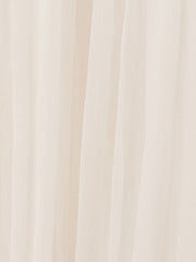 White Bridal Dress A-Line Bateau Chiffon Floor Length Wedding Dress