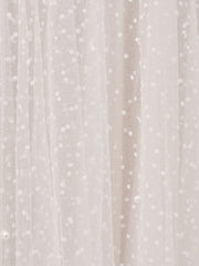 White Short Bridal Dress A-Line Sweetheart Pearls Tea Length Wedding Dress Spaghetti Straps