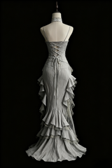 Retro Elegant Long Prom Dress with Jacket Classy Evening Outfit