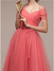 Women's Party Dress Homecoming Dress Cocktail Dress Midi Dress Pink Wine Dark Green Short Sleeve Pure Color Mesh Spring Fall Winter V Neck Fashion Wedding Guest Birthday Vacation