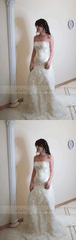 A-Line Sweetheart Sleeveless Wedding Dresses
