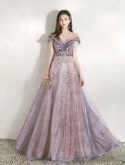 Wholesale A-Line Bridesmaid Dress Jewel Neck Short Sleeve Beautiful Back Floor Length Tulle with Crystals / Bandage