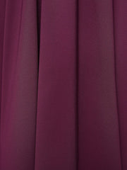A-Line Bridesmaid Dress V Neck Sleeveless Elegant Short / Mini Chiffon with Pleats