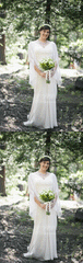 Elegant Long Sleeve Wedding Dress,Bride Dress
