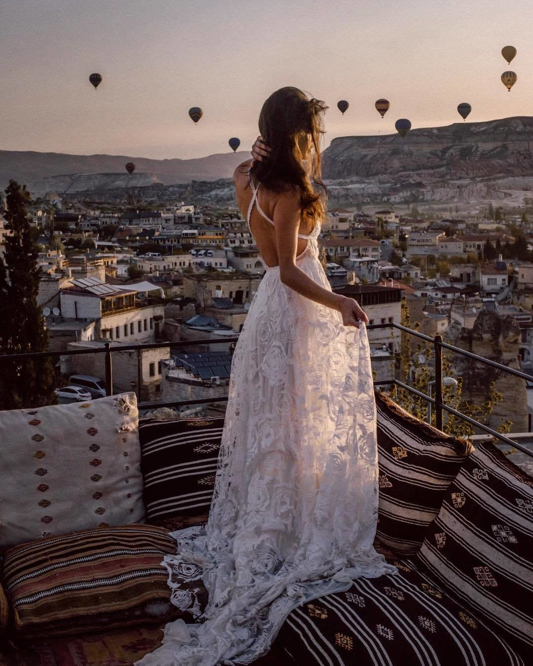 Court Train Lace Beach Straps Backless Wedding Dress