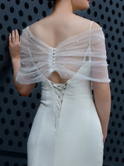 Elegant Wedding Dress Cover Arm Bride Shawl Accessories, VG73