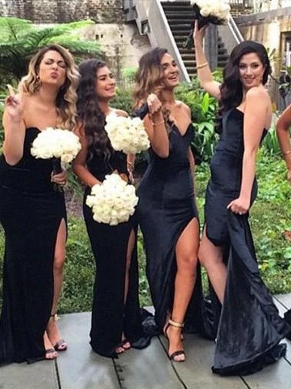 Strapless Long Bridesmaid Dresses, Popular Mermaid 2020 Bridesmaid Dresses - RongMoon