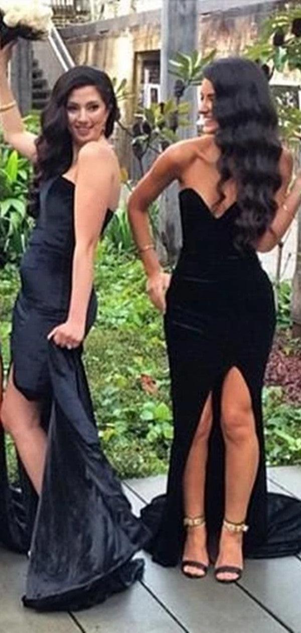 Strapless Long Bridesmaid Dresses, Popular Mermaid 2020 Bridesmaid Dresses - RongMoon