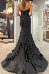 Olive Green Satin Sleek Keyhole Prom Dress
