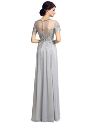 Elegant Sequined Formal Dress