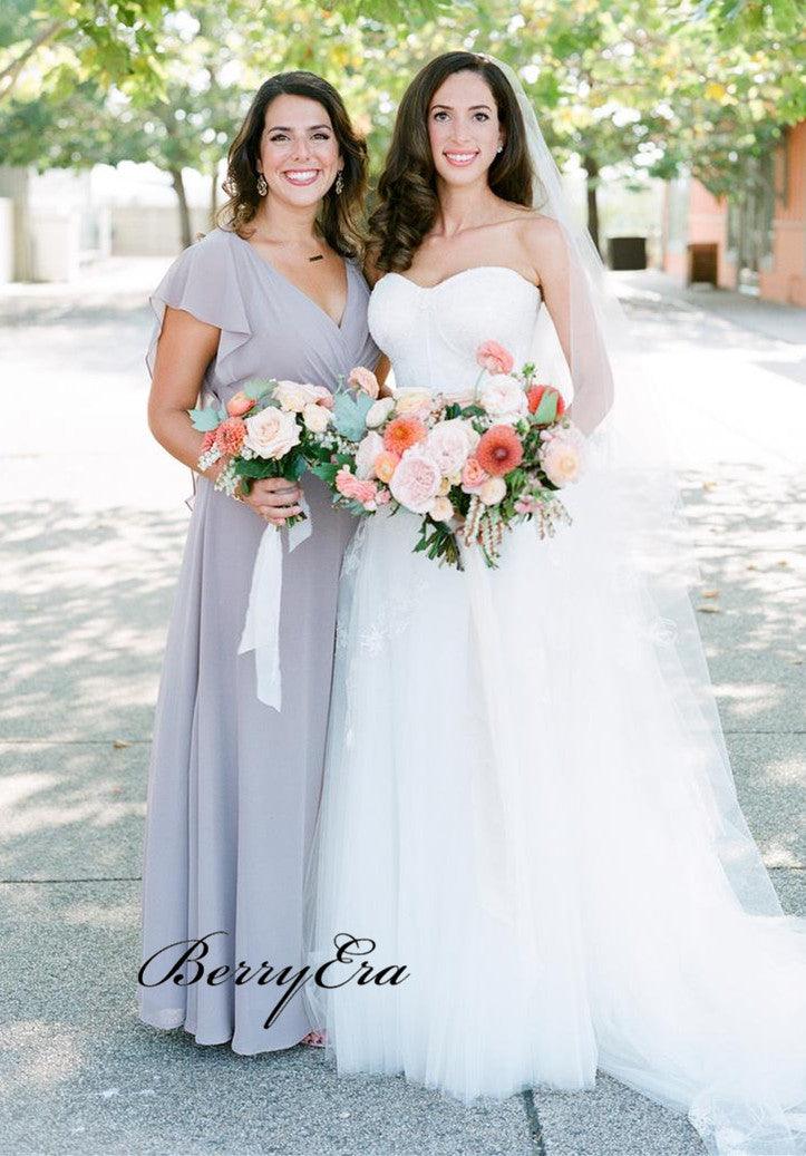 New Arrival Chiffon Wedding Bridesmaid Dresses, Mismatched Bridesmaid Dresses - RongMoon