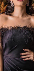 Charming Straight Side Slit Long Prom Dresses Evening Dresses.DB10574