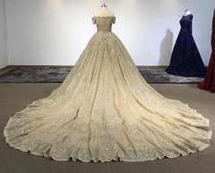Luxury Lace Wedding Dresses Ball Gowns From Dubai