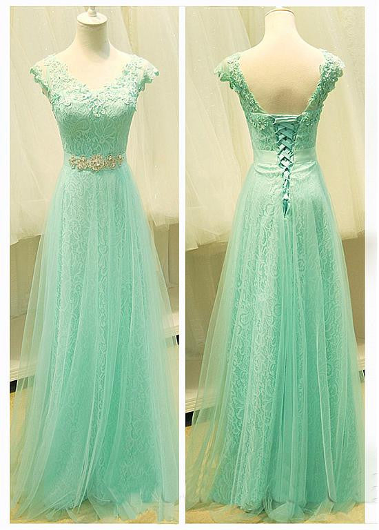 Alluring Tulle V-neck  Prom Dress