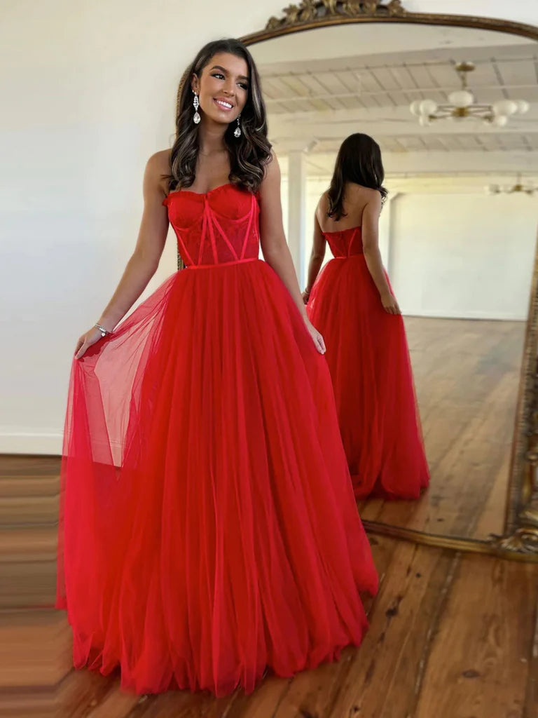 Open Back Lace Black Long Prom Dress with High Slit