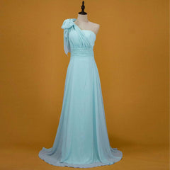Sky Blue A-line Multi-Way Wrap Chiffon Long Bridesmaid Dress-CHRIS - RongMoon