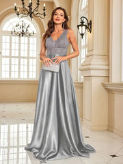 Navy Sequin Sleeveless Bridesmaid Wedding Guest Dress