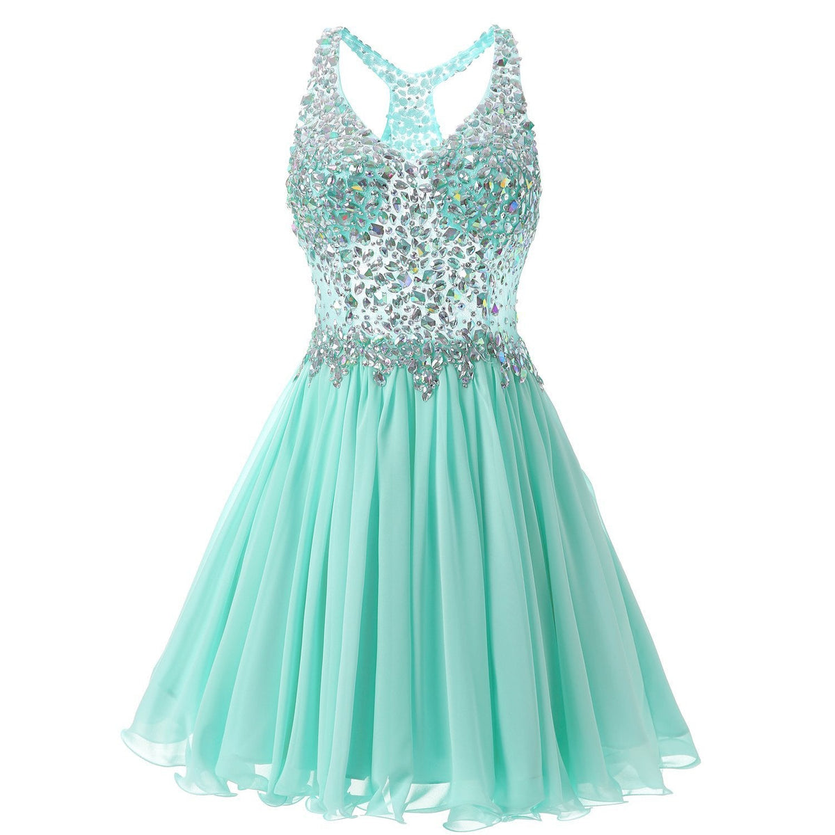 Homecoming Dress Beaded Bodice