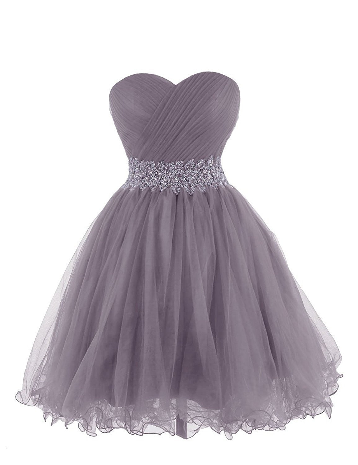 Sweetheart Tulle Cocktail Homecoming Dress