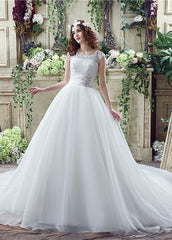 Ball Gown Wedding Dresses With Rhinestones