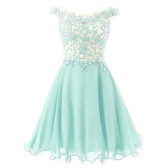 Blue Homecoming Party Dress