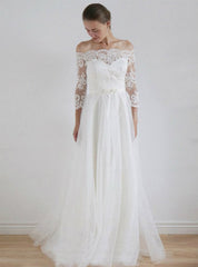 Long Sleeve Lace Wedding Dress