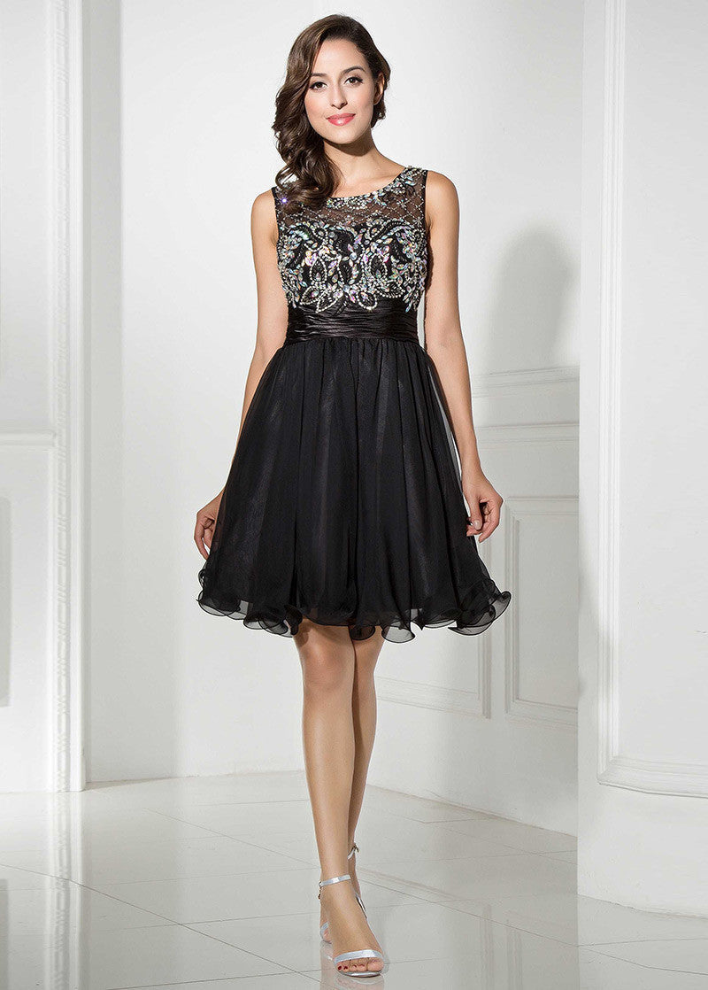 Black Short Homecoming Dress