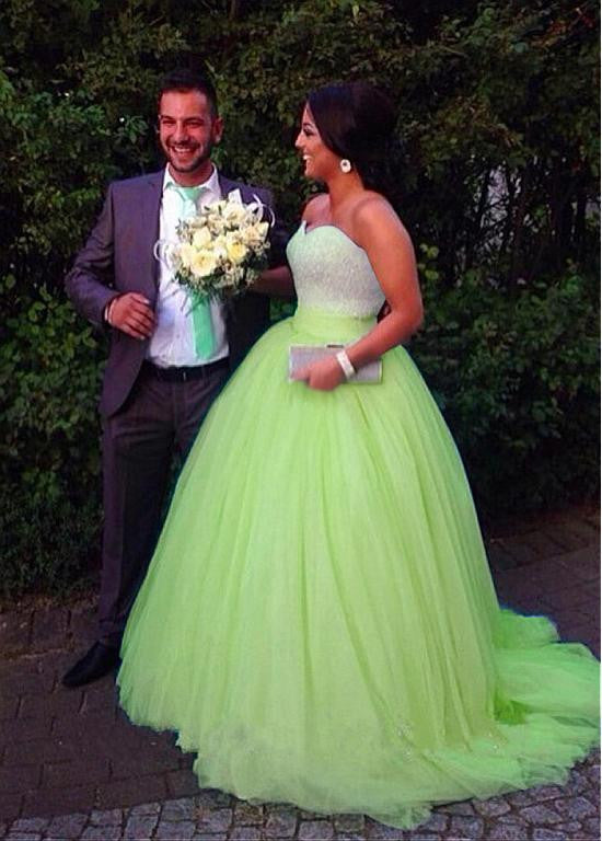 Ball Gown Quinceanera Dresses With Beads And Rhinestones
