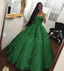 Ball Gowns Sweetheart Wedding Dresses Lace Appliques