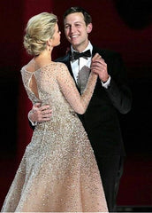 Wonderful Evening Dress With Beadings