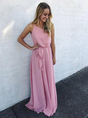 Simple Wedding Guest Dresses, Long Bridesmaid Dresses, 2020 Bridesmaid Dresses - RongMoon