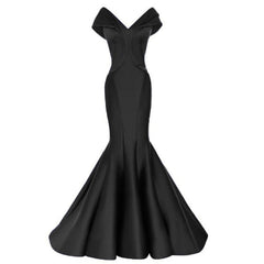off the shoulder v neck long taffeta mermaid evening dresses long prom gowns 2017