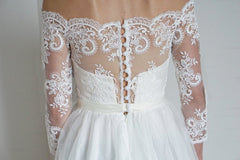 Long Sleeve Lace Wedding Dress