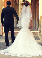 Beading Sweetheart Long Mermaid Wedding Dress