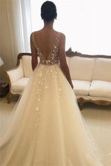 Appliques Sexy Cheap See Through Straps Bridal Wedding Dress
