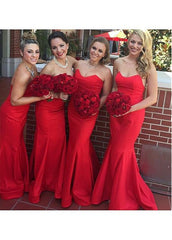 Festival Stretch Satin Bridesmaid Dress