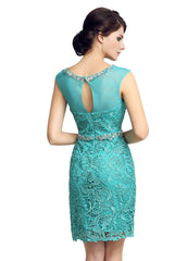 Green Sheath Cocktail Dress