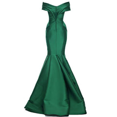 off the shoulder v neck long taffeta mermaid evening dresses long prom gowns 2017