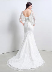 Mermaid Wedding Dresses With Jacket