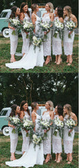 New Arrival Lace Sleeveless Bridesmaid Dresses.DB10344