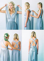 Pretty Spandex Convertible Bridesmaid Dresses