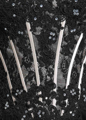 Blak Alluring  Homecoming Dress