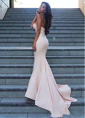 Elegant Stretch Charmeuse Mermaid Bridesmaid Dresses